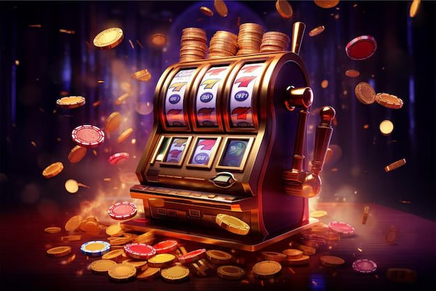 LuckySlot မိုဘိုင်းအက်ပ် — Myanmar Android Phone ဖြင့် Casino Slots ကစားနေသော မြင်ကွင်း